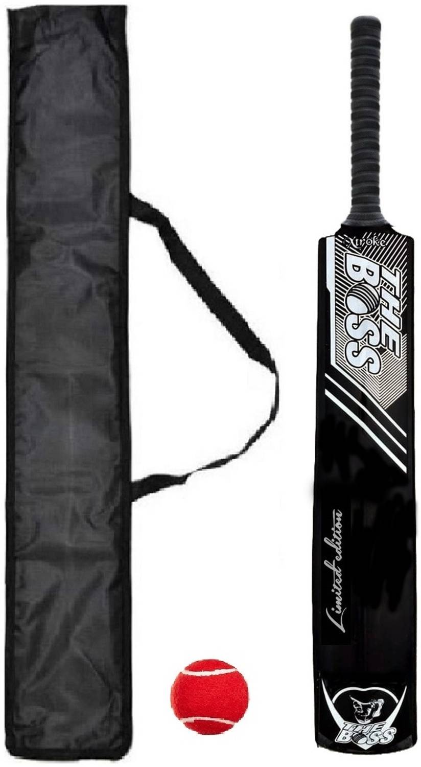 XTROKE The Boss Edition Hard Plastic Cricket Bat With Ball And