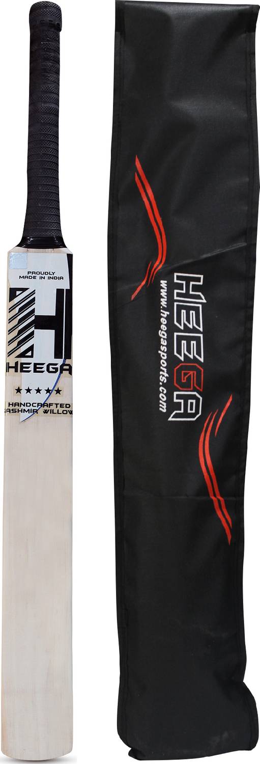 Heega Middler H Kashmir Willow Cricket Bat For 15+ Yrs (900 g)