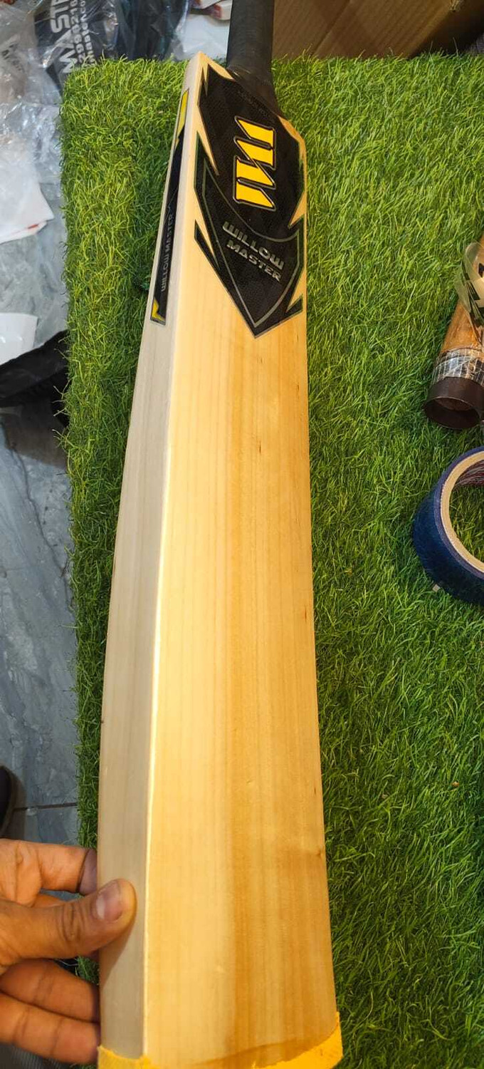 Image of Willow master Premium Quality Hard Tennis Waterproof Double Blade Scoop Kashmir Willow Cricket Bat For 15+ Yrs
