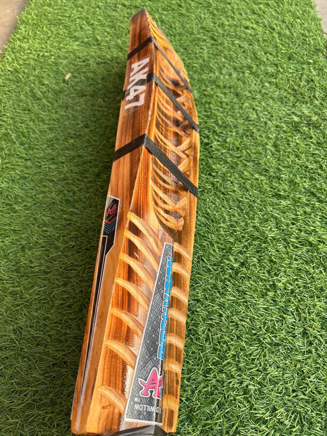 Image of EWSPORTS Malhar Edition Ak47 Hard Tennis Cricket Bat (1kg) Kashmir Willow Cricket Bat For 15+ Yrs