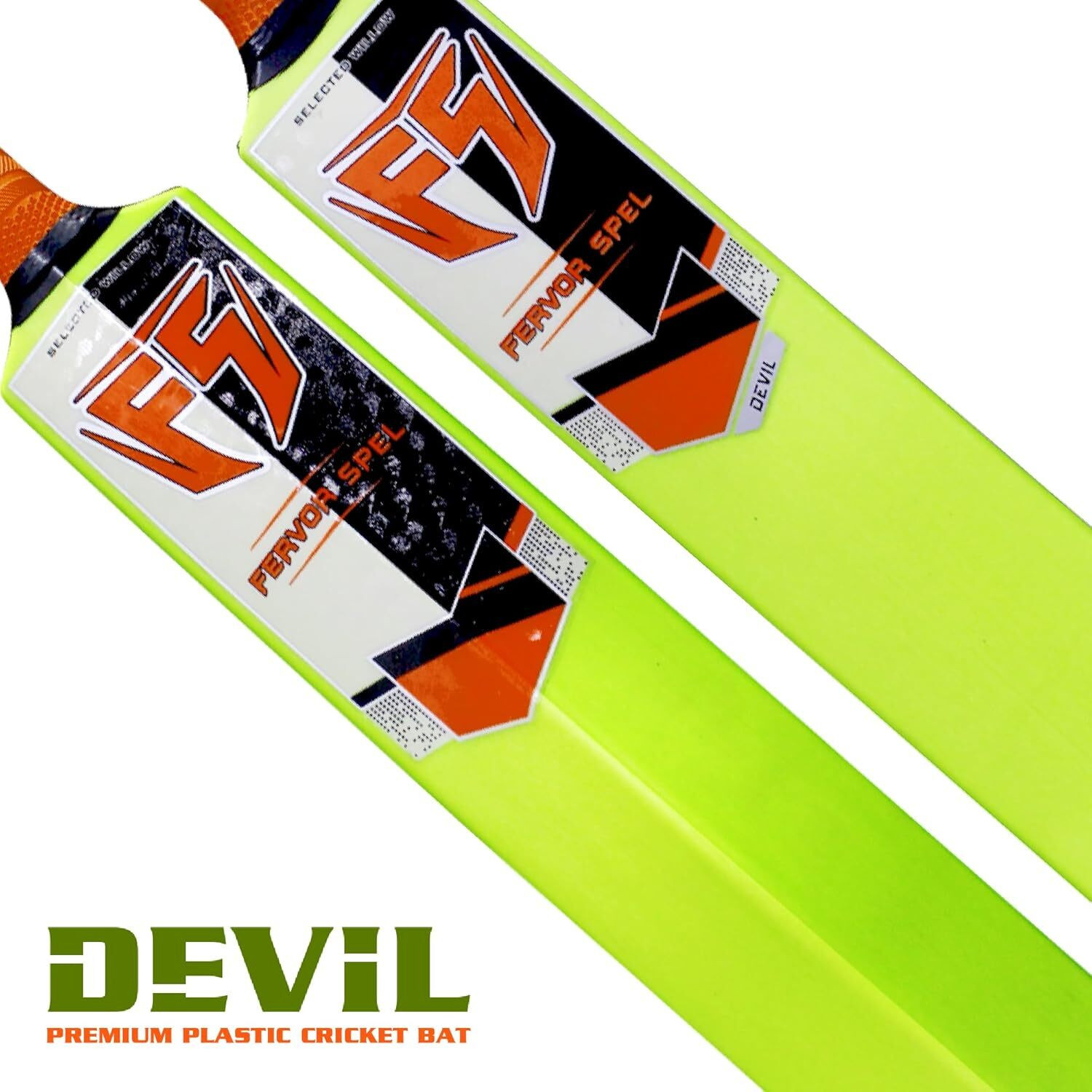 Image of Fervor Spel Devil Full Size Heavy Plastic Tennis Cricket Bat PVC /Plastic Cricket Bat For 15+ Yrs