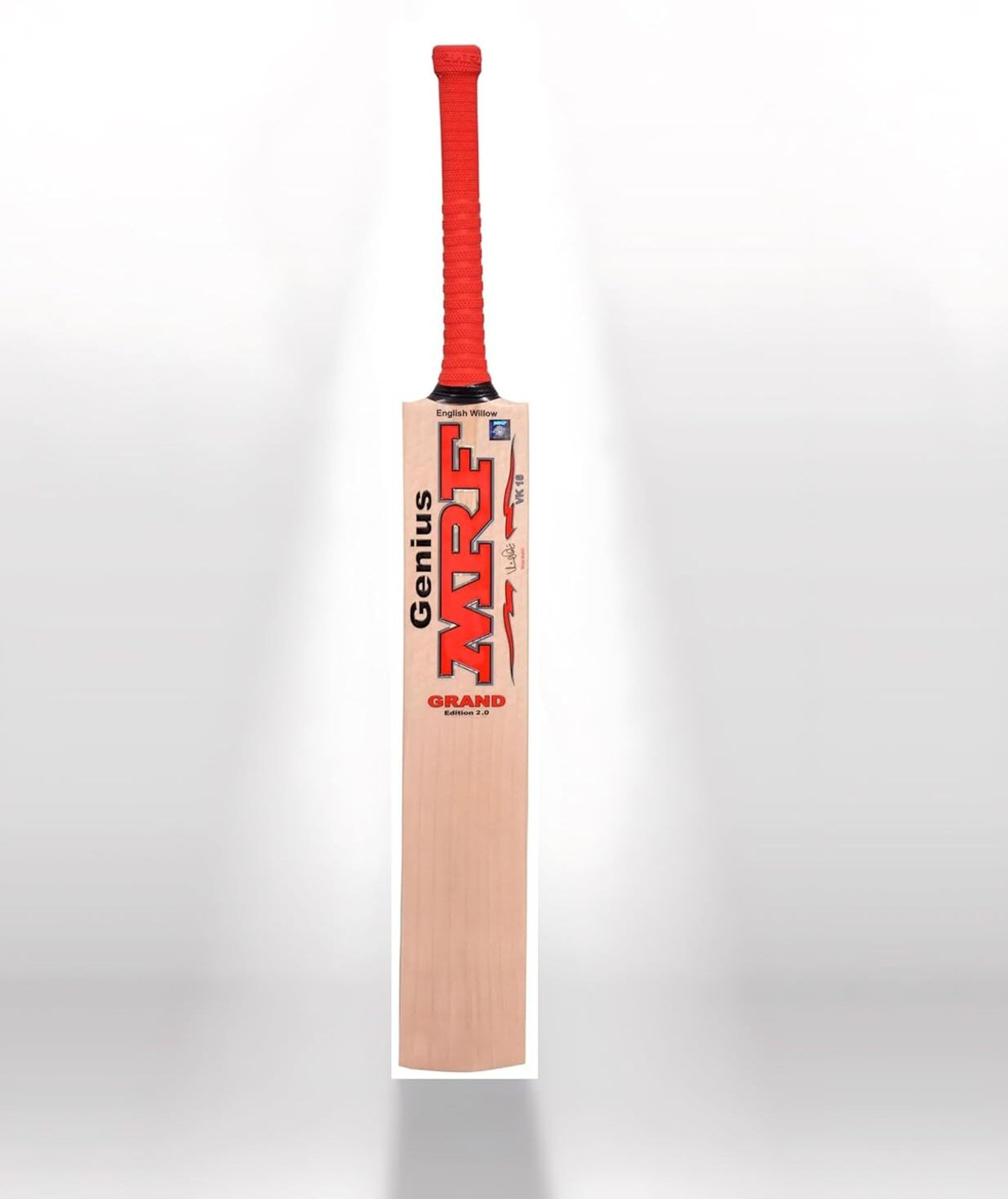 Image of BATZONE SKM MRF KASHMIRI WILLOW CRICKET BAT, Full Size Cricket bat:gm864 Poplar Willow Cricket Bat For 15+ Yrs
