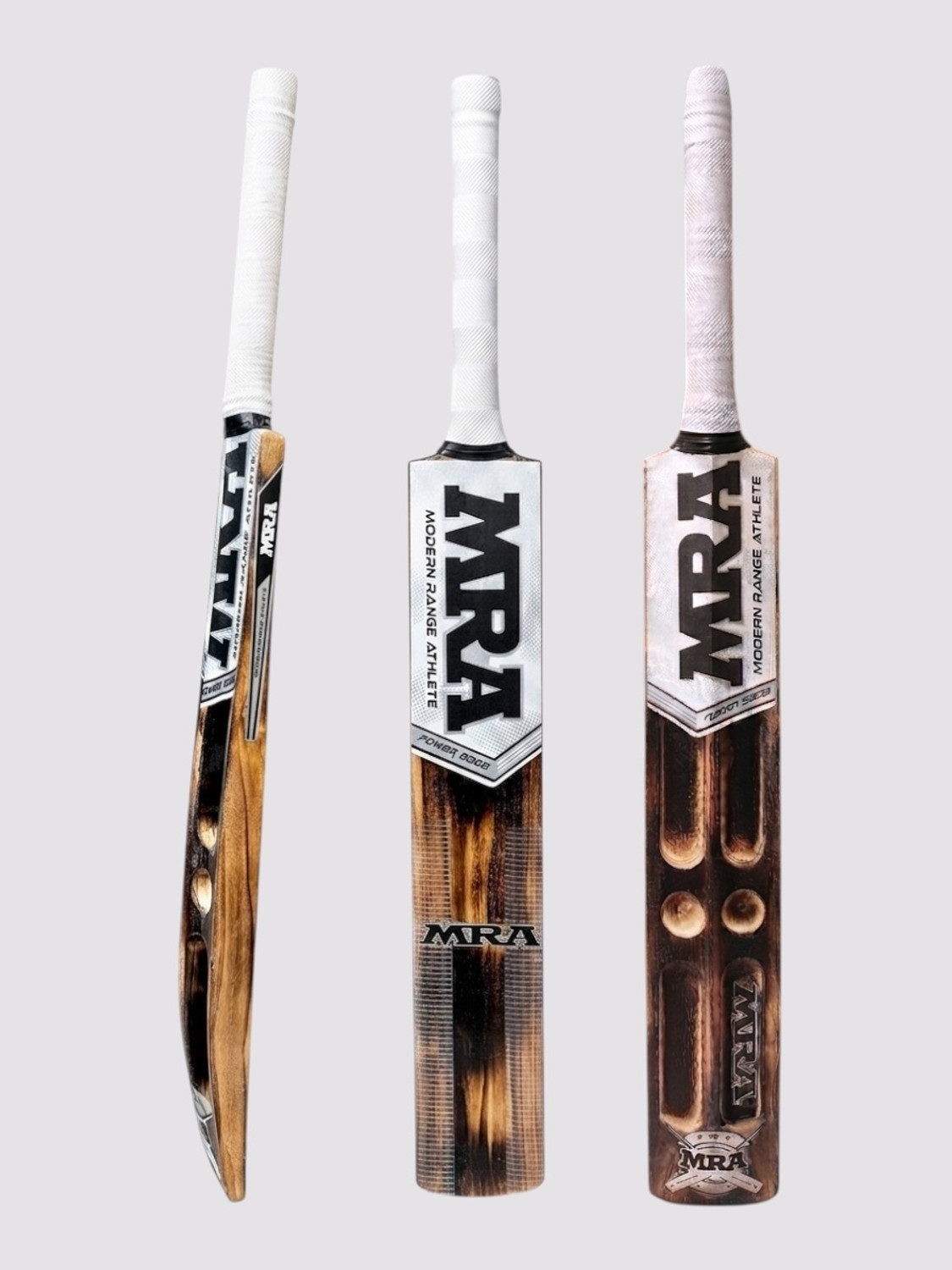 Image of MODERN RANGE ATHLETE Tennis scoop cricket bat wood Poplar Willow Cricket Bat For 11 - 13 Yrs
