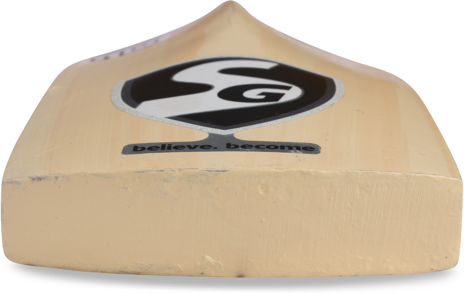 Image of SG BELIEVE BECOME FULL SIZE SCORER CLASSIC Kashmir Willow Cricket Bat For 15+ Yrs