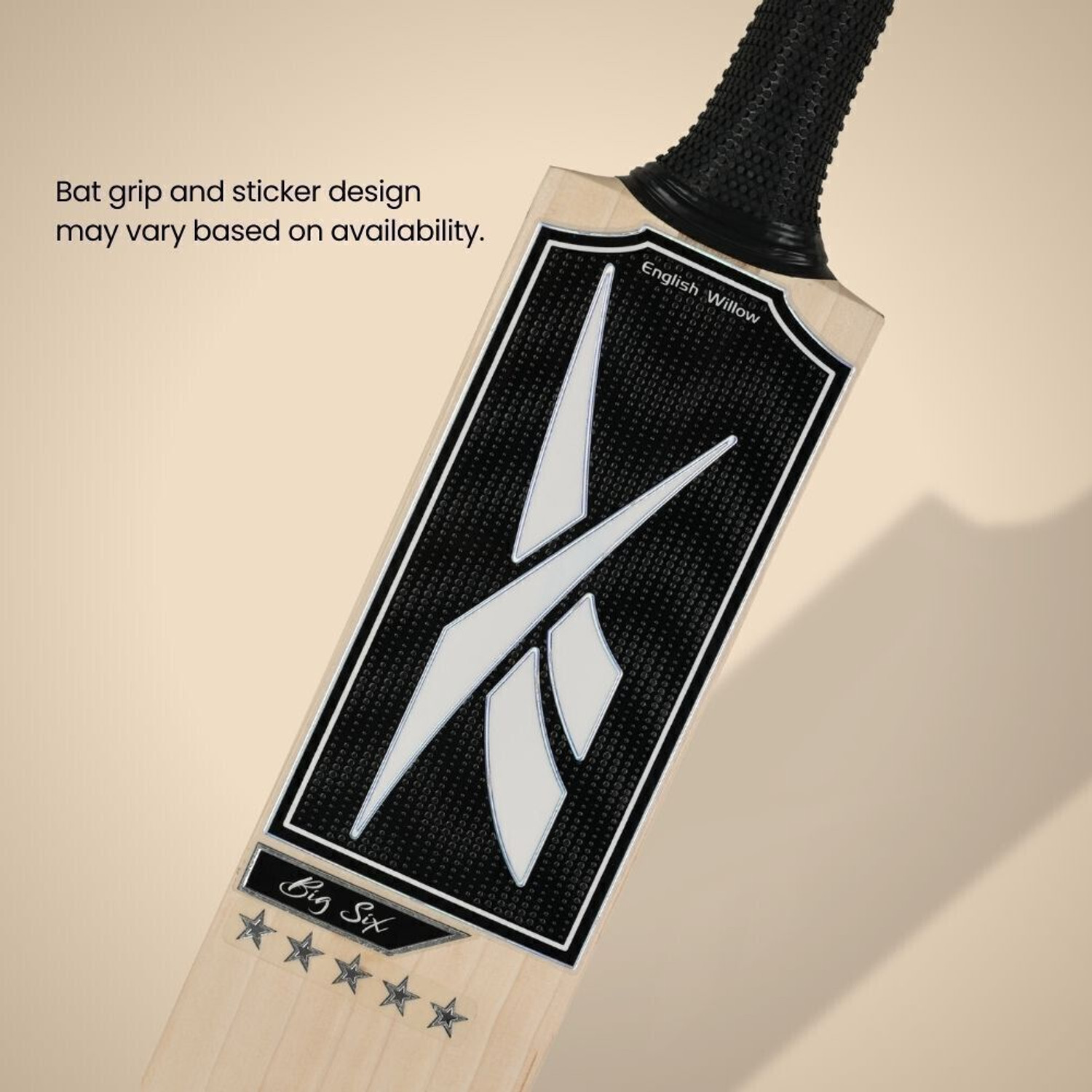 Image of REEBOK Big Six Pro English Willow Cricket Bat For 15+ Yrs