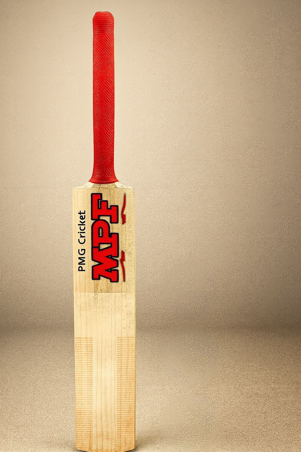 Image of PMG MPF Wooden Bat (Bat + Ball + Cap) for Boys 10-12 Years Poplar Willow Cricket Bat For 11 - 13 Yrs