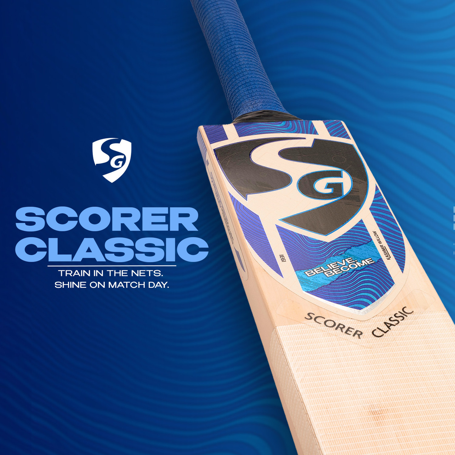 Image of SG SCORER CLASSIC Kashmir Willow Cricket Bat For 15+ Yrs