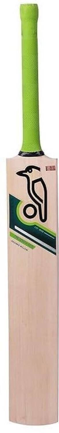 VVM KOOKABURRA GREEN LEATHER BAT Full Size SH Natural ENGLISH