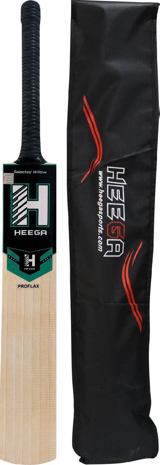 Heega Proflax Kashmir Willow Cricket Bat For 15+ Yrs (1.2 kg)