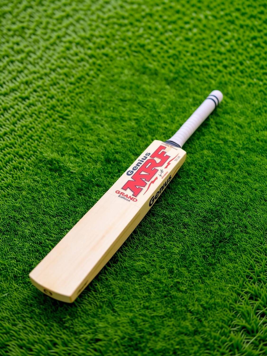 VVM Mrf Hard Tennis Kashmiri Willow Bat - Image 2
