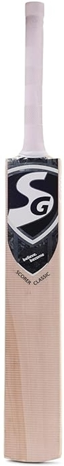 Image of SG BELIEVE BECOME FULL SIZE SCORER CLASSIC Kashmir Willow Cricket Bat For 15+ Yrs