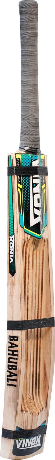 Image of vinox BAHUBALI TRIPLE GUTTING FULL SIZE BURN BAT Kashmir Willow Cricket Bat For 15+ Yrs