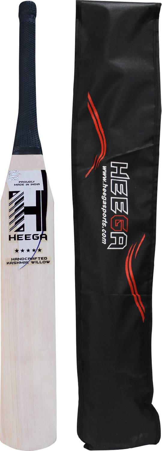 Heega V-Shaped Mongoose Kashmir Willow Cricket Bat For 15+ Yrs (