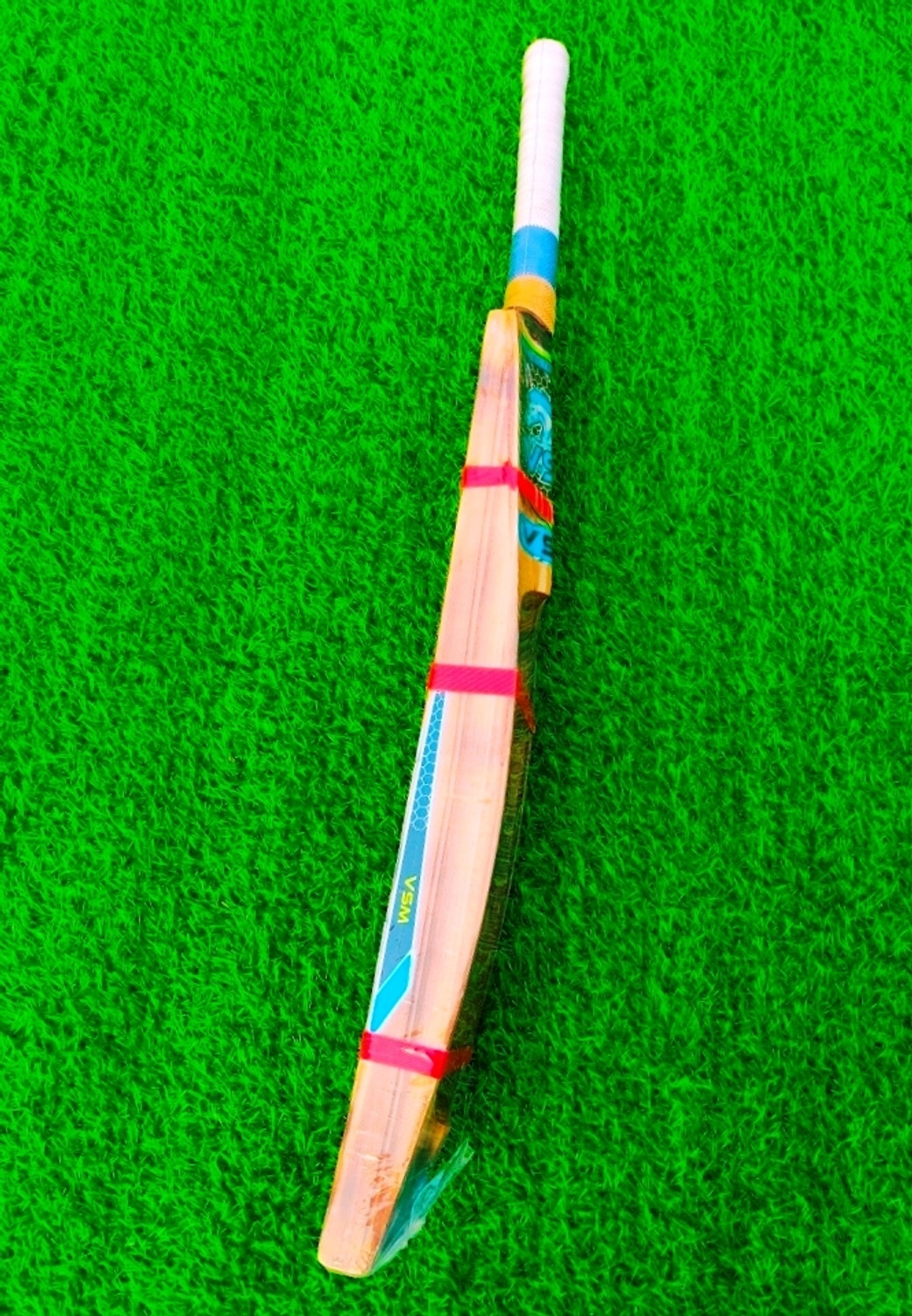 Image of VSM PowerShot 3 Band Double Blade Fire Burn Scoop Size 6, Age 12 to 14 Mongoose Kashmir Willow Cricket Bat For 12 - 14 Yrs