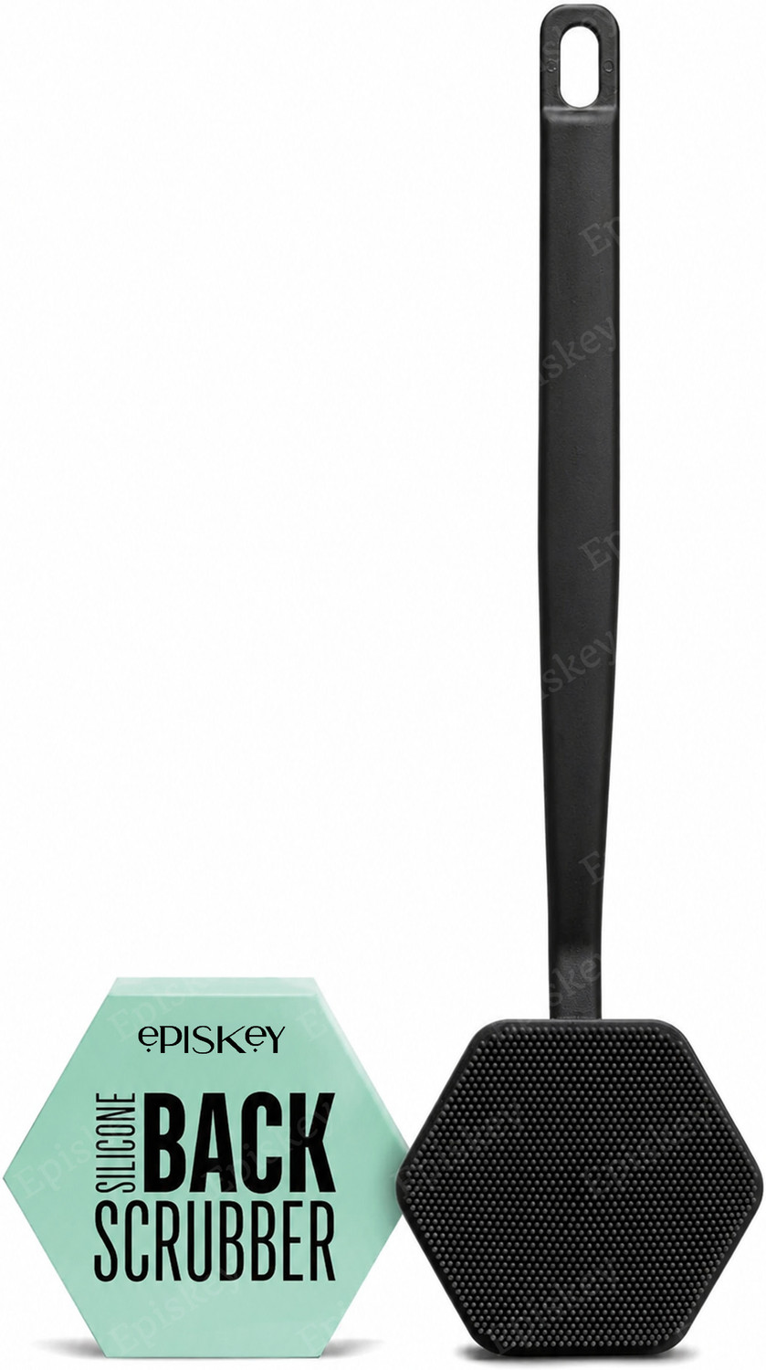 Image of Episkey Back Scrubber - Silicone Shower & Bath Brightening Body Brush with Long Handle
