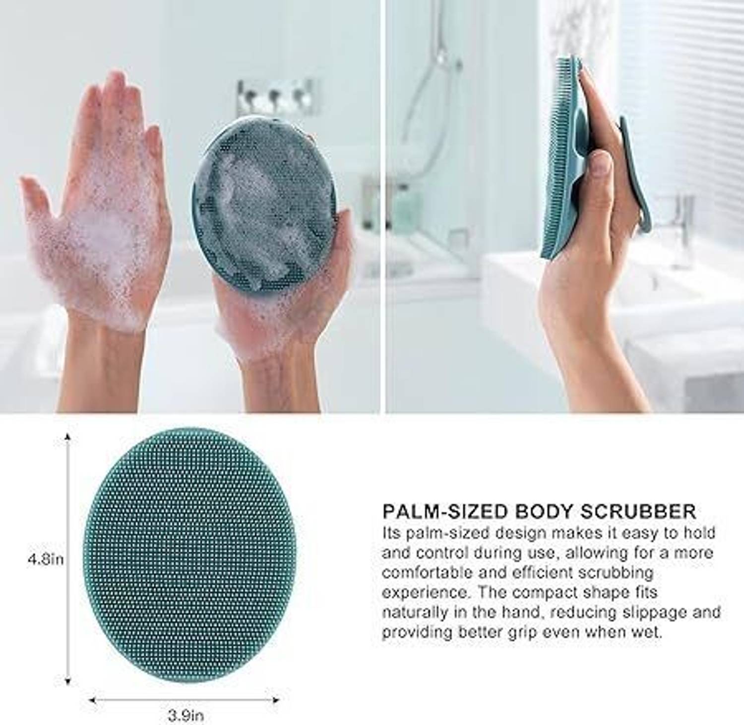 Brûlée 4 in 1 Soft Silicone Back Scrubber - Image 3