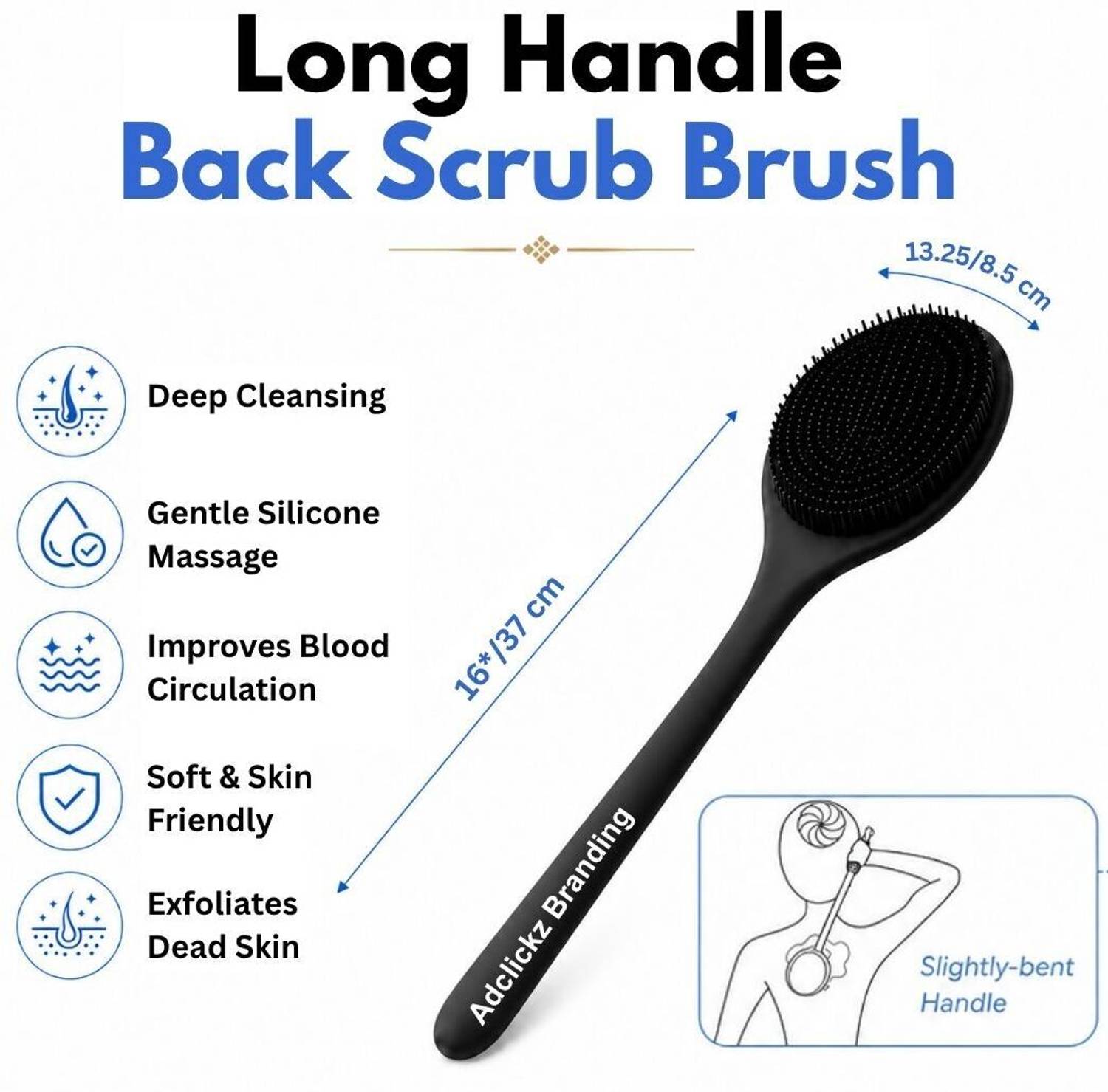 Adclickz Silicone Back Scrubber - Image 2