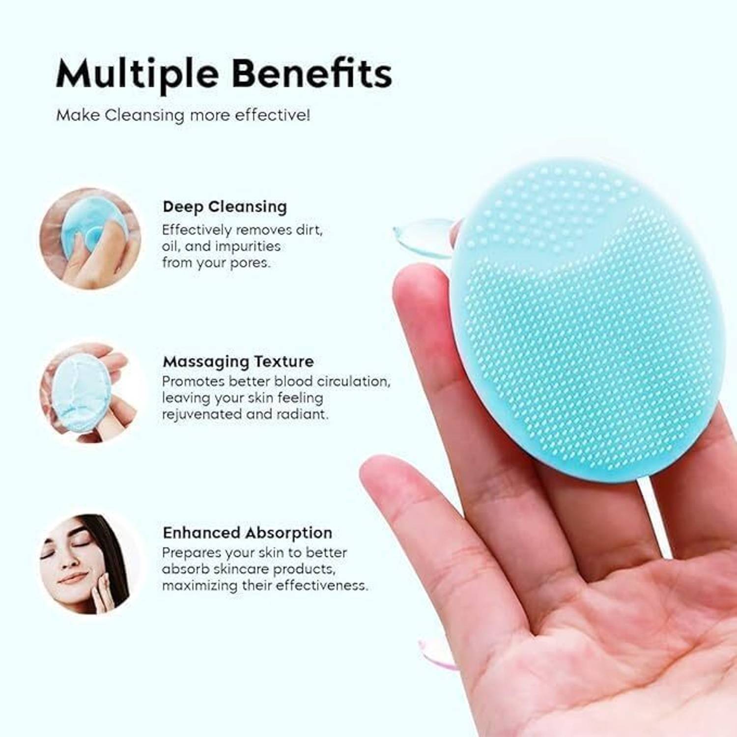 Famire Silicone Shower Bath Brush - Image 5