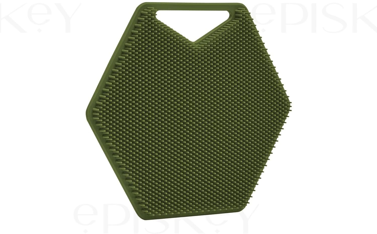 Image of Episkey Body Scrubber|Exfoliates|Deep Cleans|Bespoke Bristles|Ergonomic Handles-Green