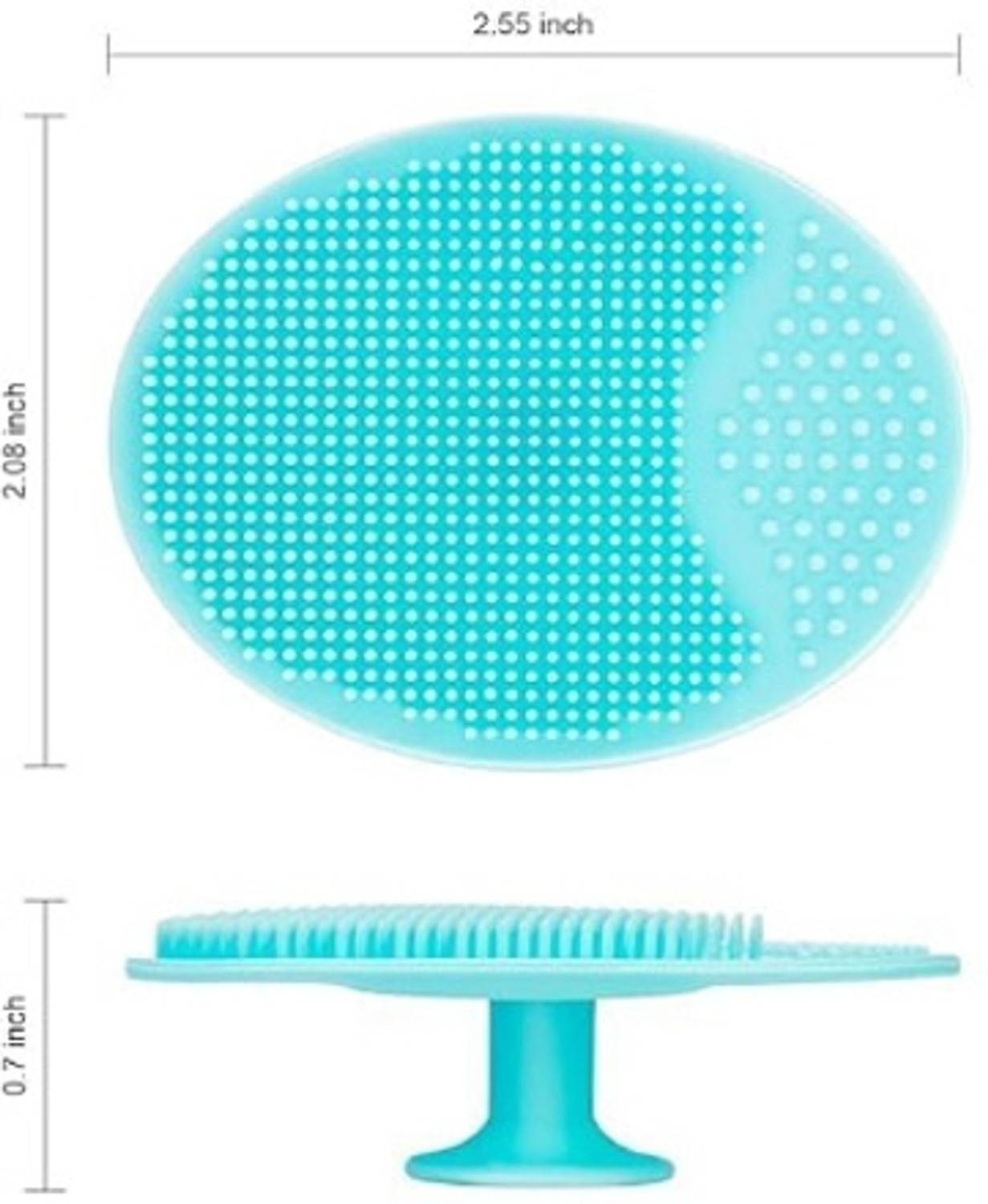 Image of TRACKHILLS 5-in-1 Soft Silicone Bath Brush Set|Long Handle Brush+Body Scrubber+Scalp+Hook