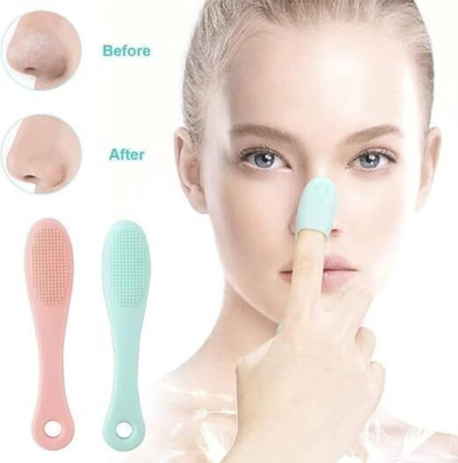 velkio Silicone Face Cleaner Blackhead Remover Brush - Image 5