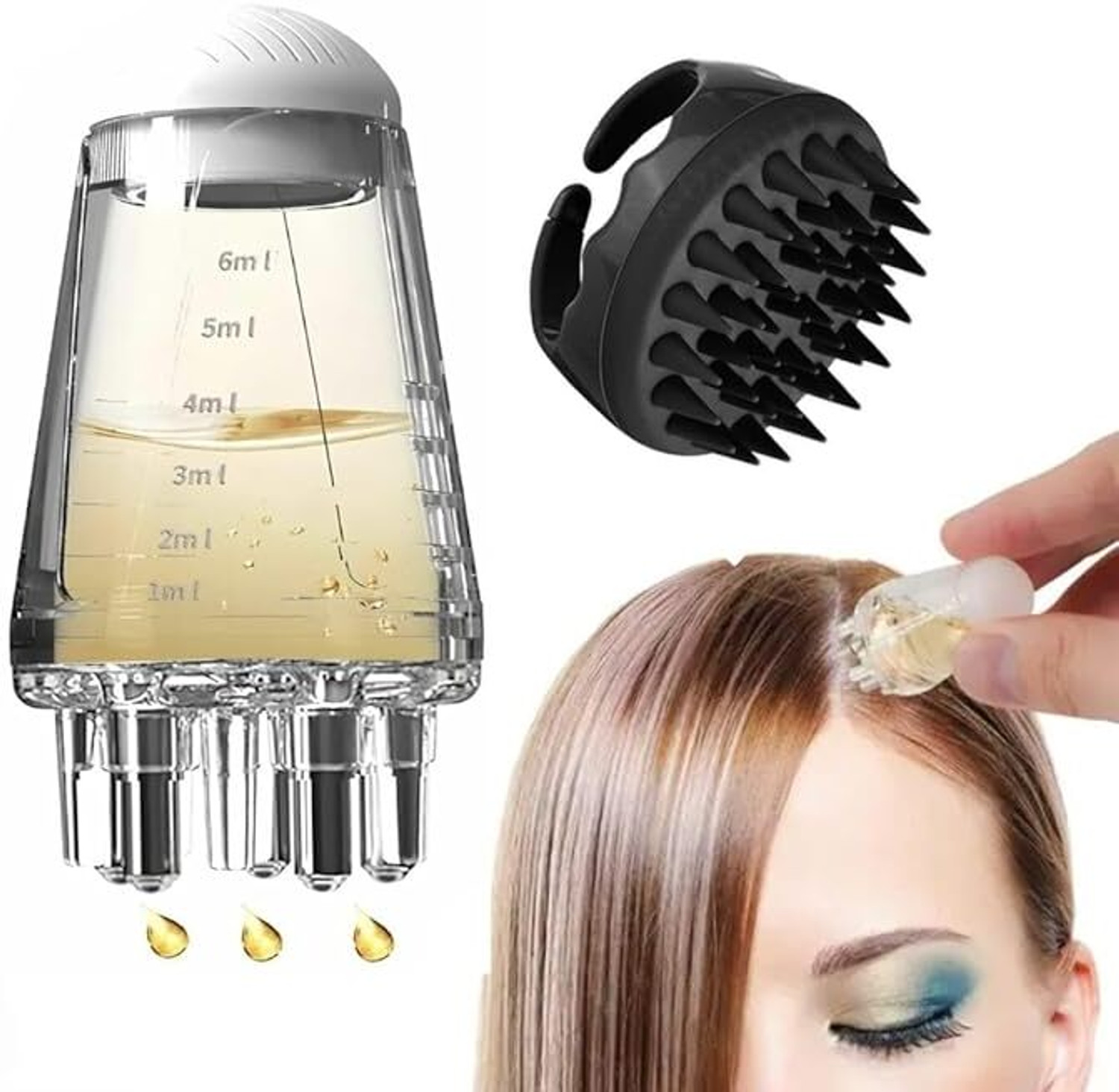 Image of El Syco Scalp massager and oil applicator 