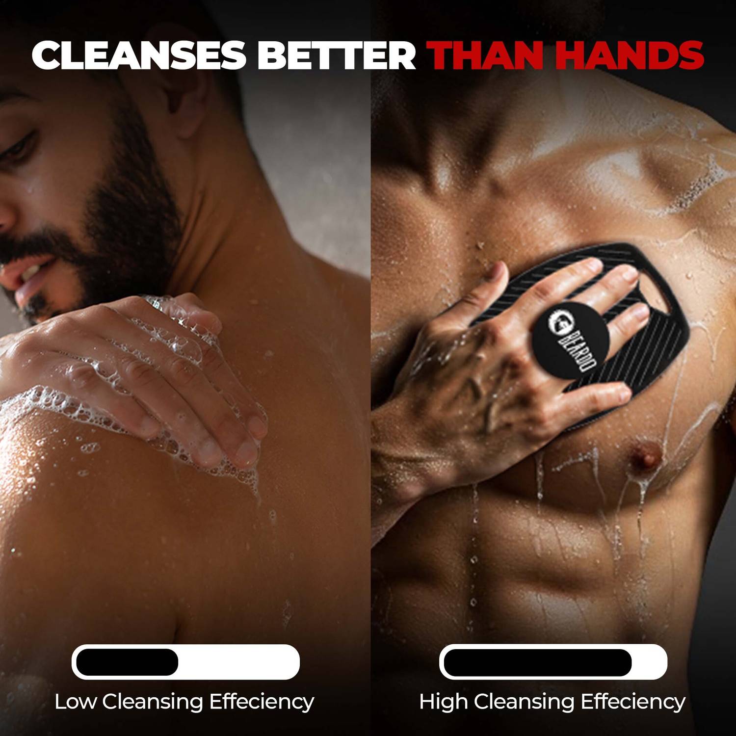 BEARDO Deep Cleansing Silicone Body Scrubber - Image 4