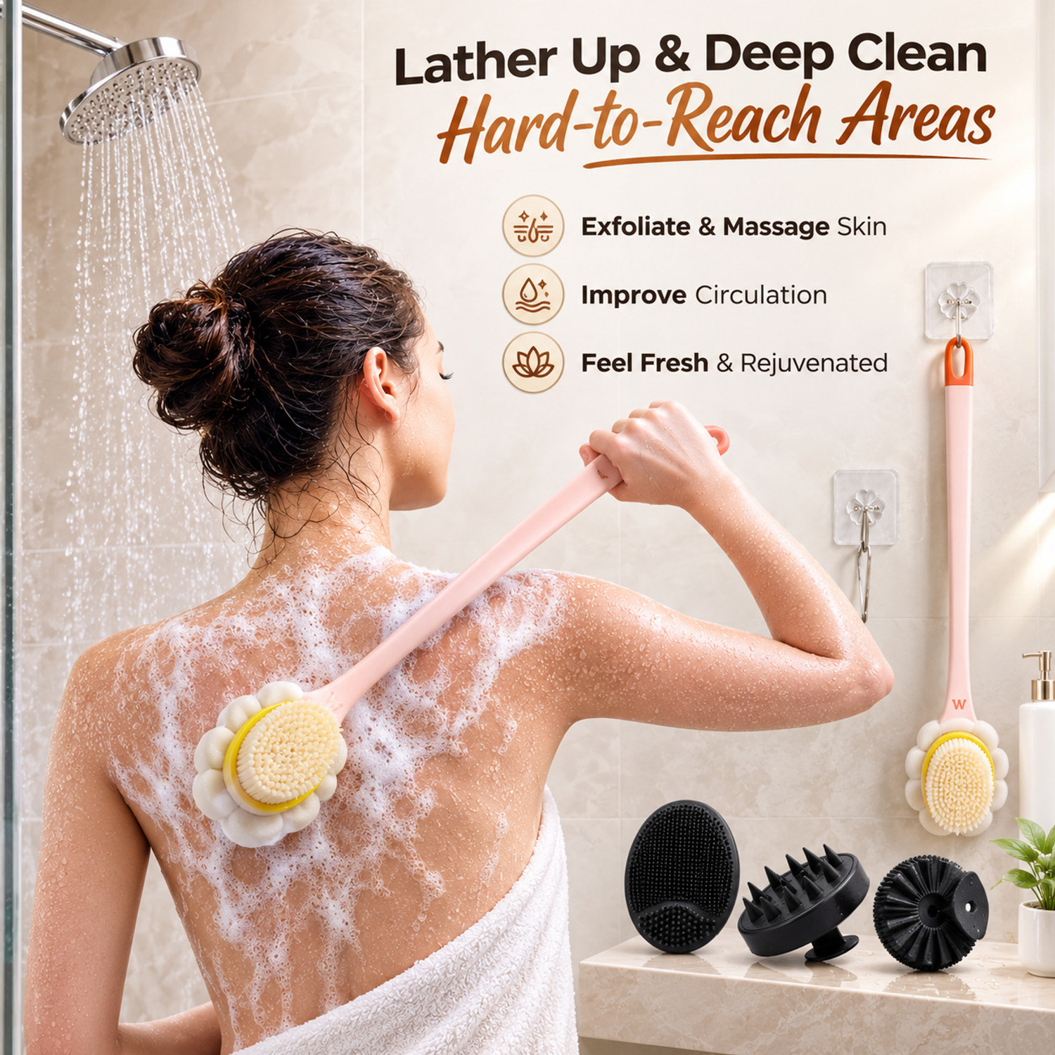 Image of 99superstoree Bath brush