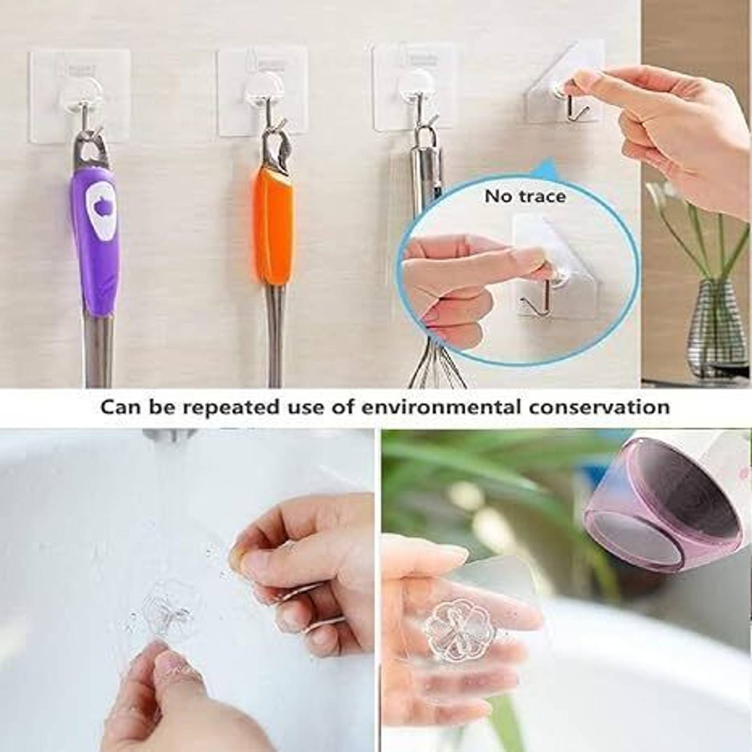 Alvita 4-in-1 Soft Silicone Bath Brush Set - Image 3
