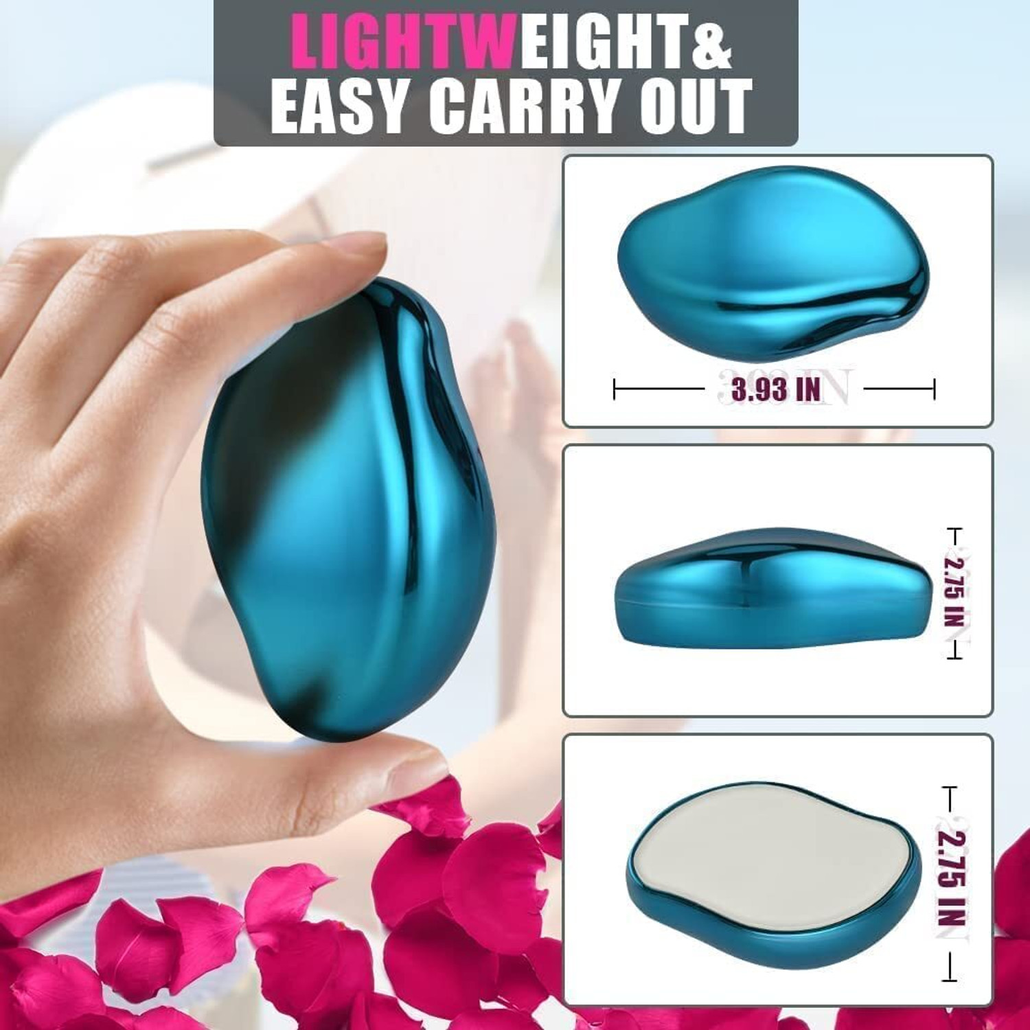 Image of umis creation Crystal Painless Hair Remover /Eraser for Women and Men Reusable Female Urination Device