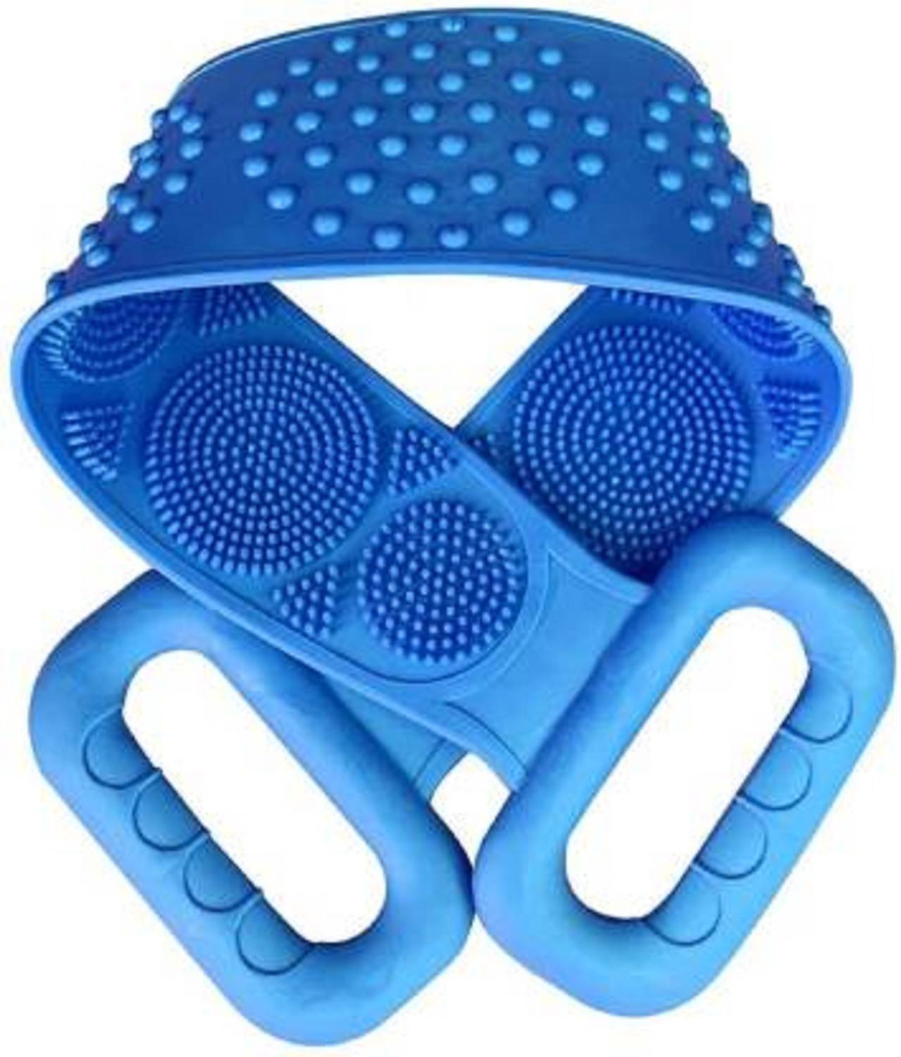 BeeDuck Silicone Double Side Body Back Scrubber Bath Brush Washer For Dead Skin Removal