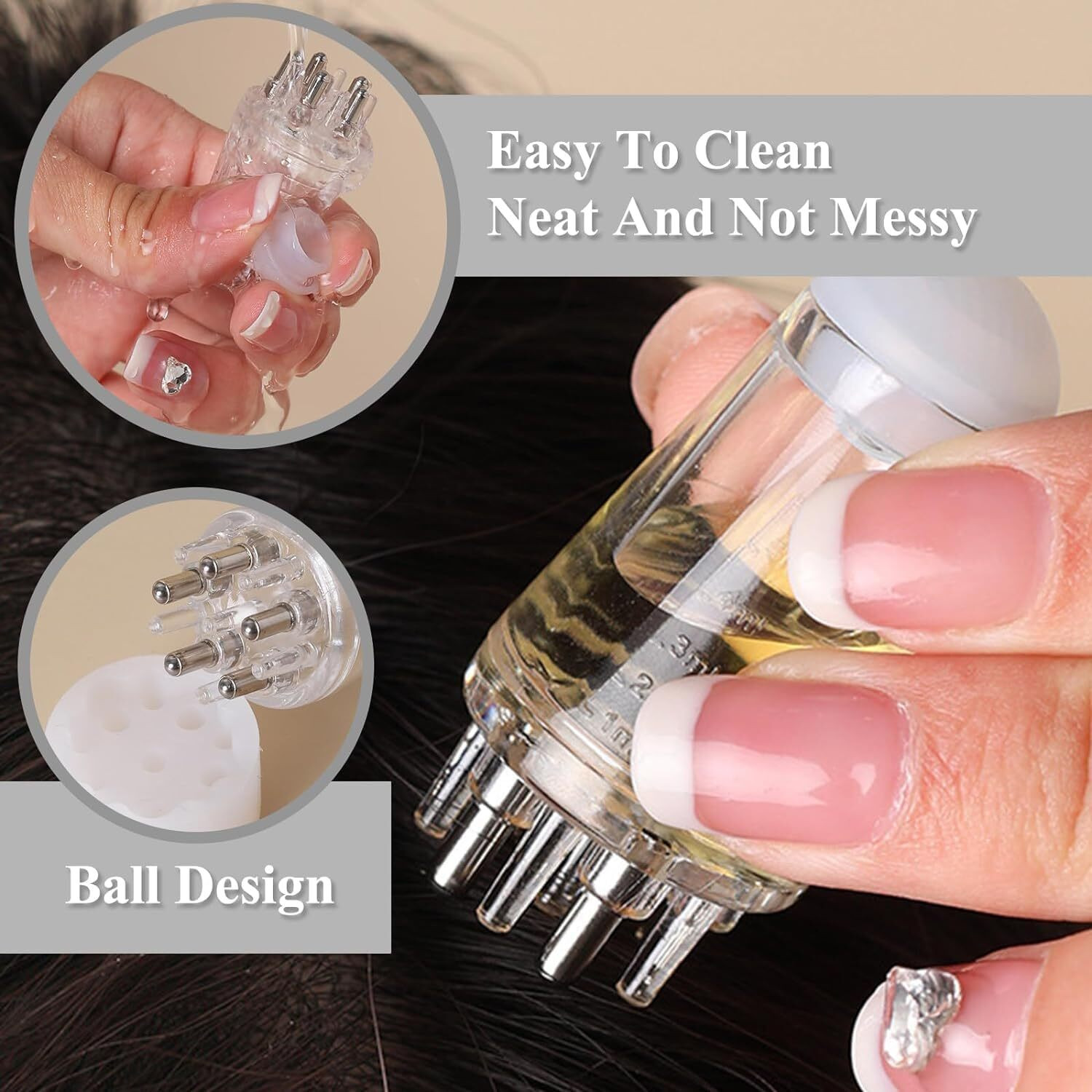 Image of El Syco Scalp massager and oil applicator 