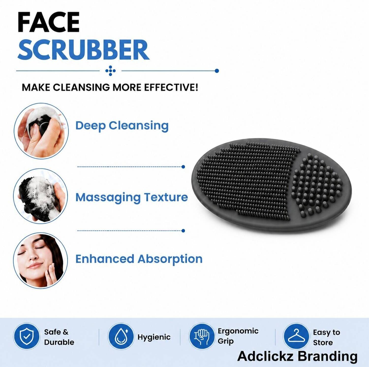 Adclickz Silicone Back Scrubber - Image 3