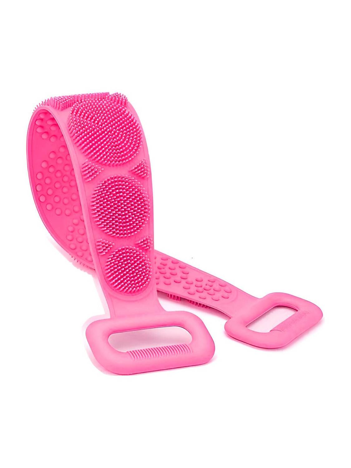 AKSTARS Body Back Scrubber, Double Side Silicon bath Belt for Shower