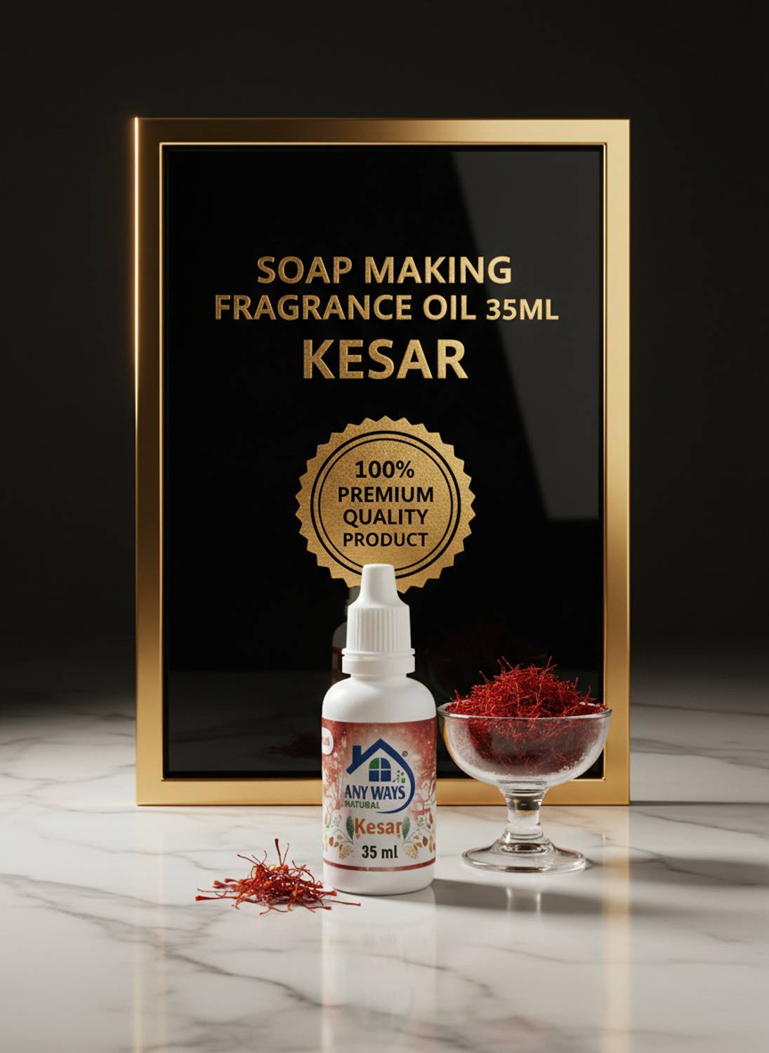 anyways Kesar Fragrance Oil 35ml for Soap