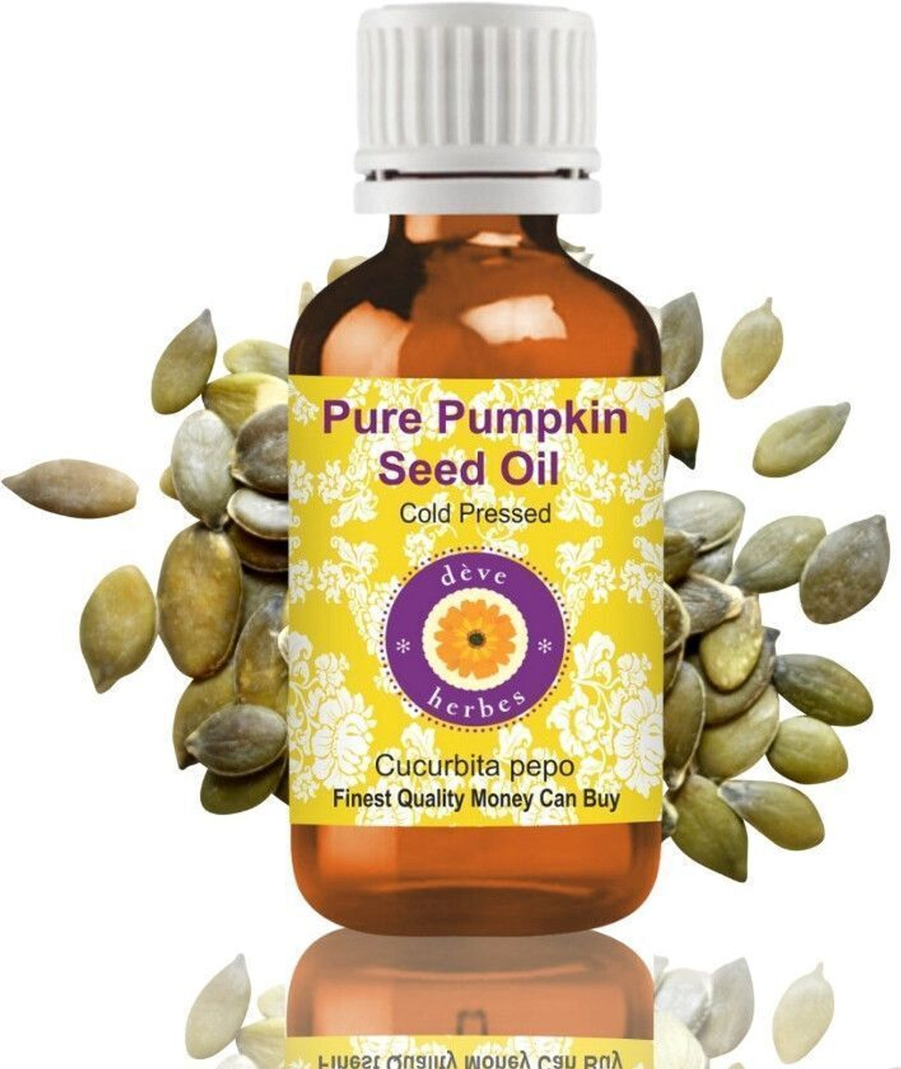 Image of deve herbes Pure Pumpkin Seed Carrier Oil 30 Ml-Cucurbita Pepo