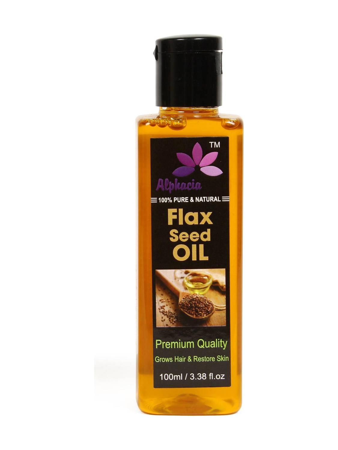 Alphacia Organic Cold Pressed Flax seed Oil