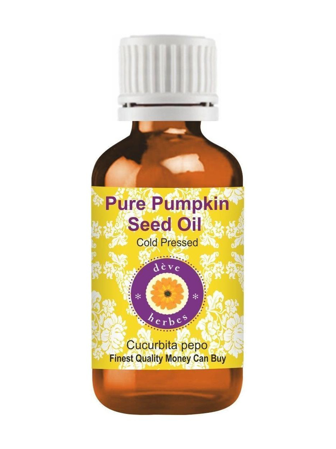 Image of deve herbes Pure Pumpkin Seed Oil (Cucurbita pepo) 100% Natural Therapeutic Grade Cold Pressed