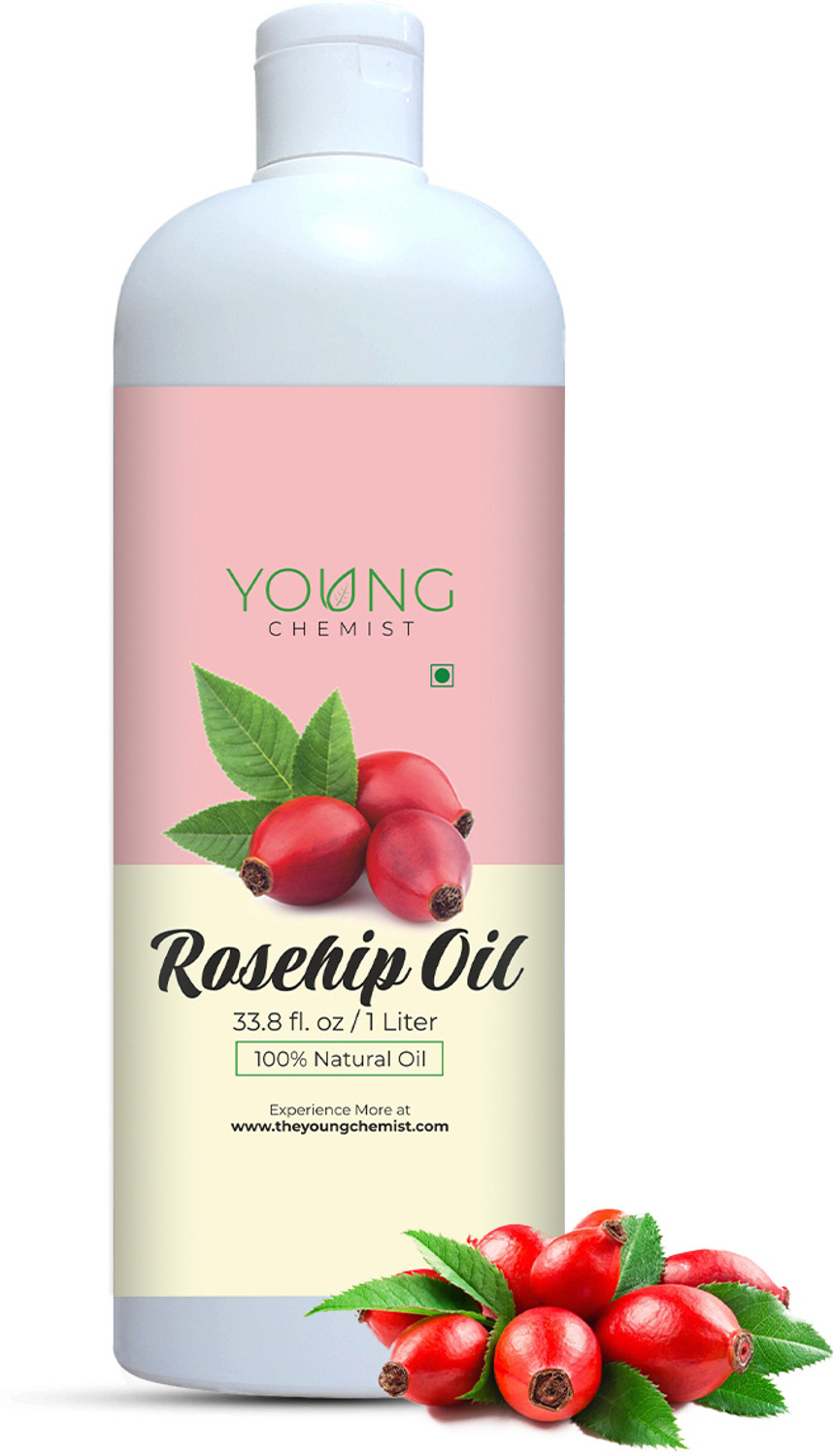 Image of Young Chemist 100% Pure, Natural & Cold Pressed Rosehip Oil | 1 Litre