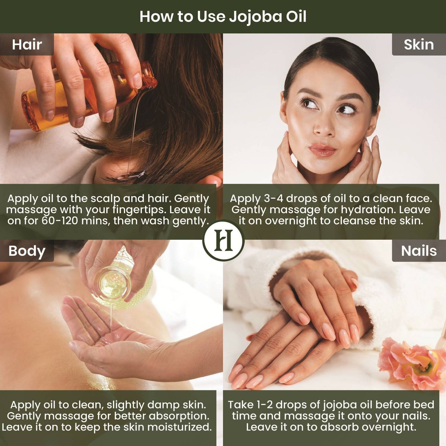 Homeda Cold Pressed Jojoba Oil 100% Pure 100ml - Image 4