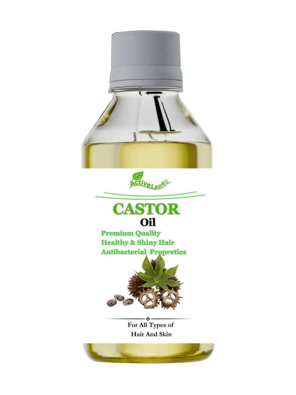 Activeland Cold Pressed Castor Oil for Skin & Hair Oil-100ML Hair Oil