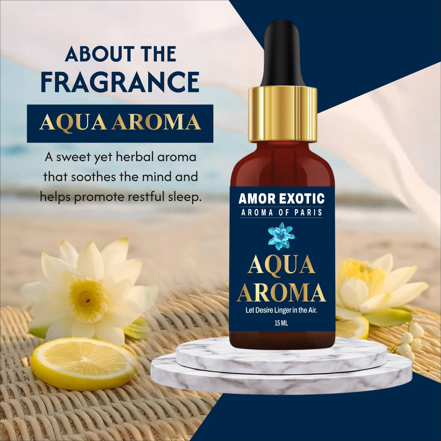エッセンシャルオイル aya6 AMOR EXOTIC Aqua Aroma Essential Oil for Diffuser, for Relaxation