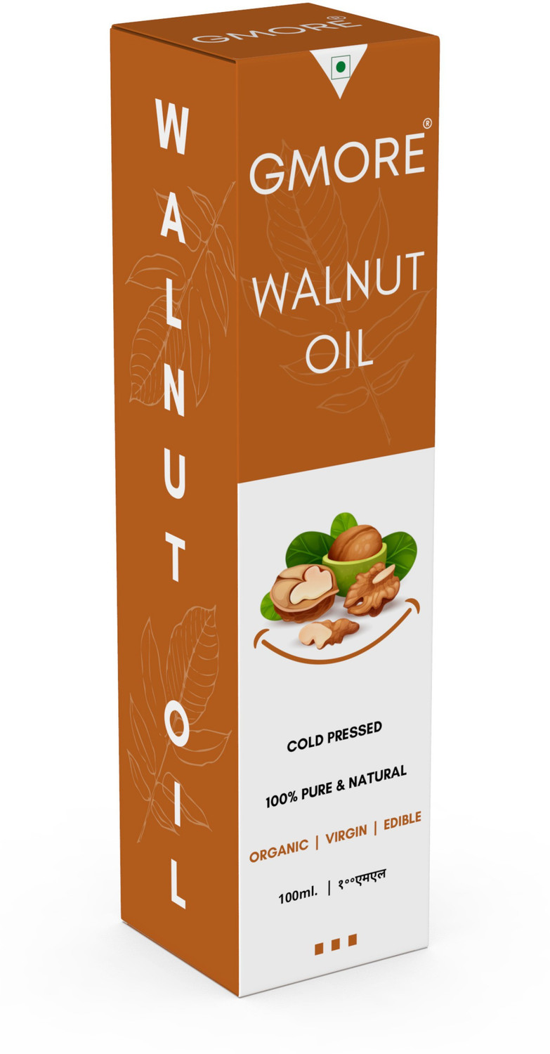 Image of Gmore Cold Pressed - Virgin - Walnut Oil - 100% Pure, 100% Natural