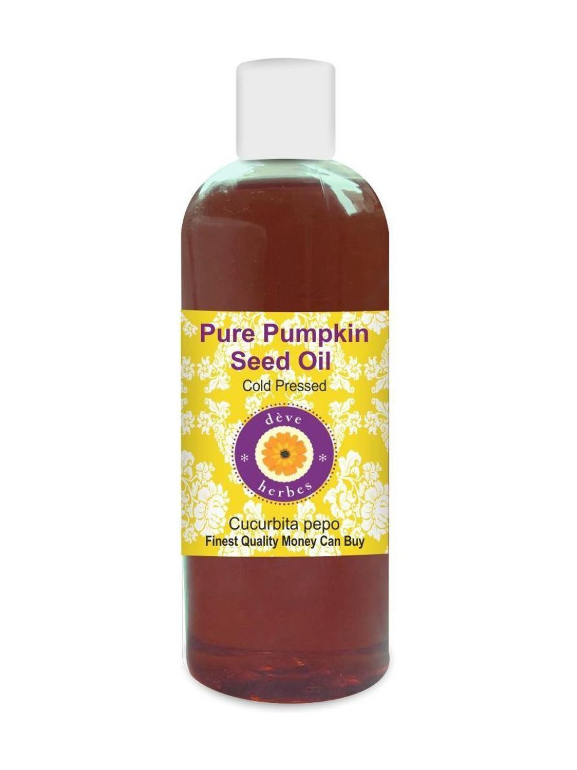 Image of deve herbes Pure Pumpkin Seed Oil (Cucurbita pepo) 100% Natural Therapeutic Grade Cold Pressed