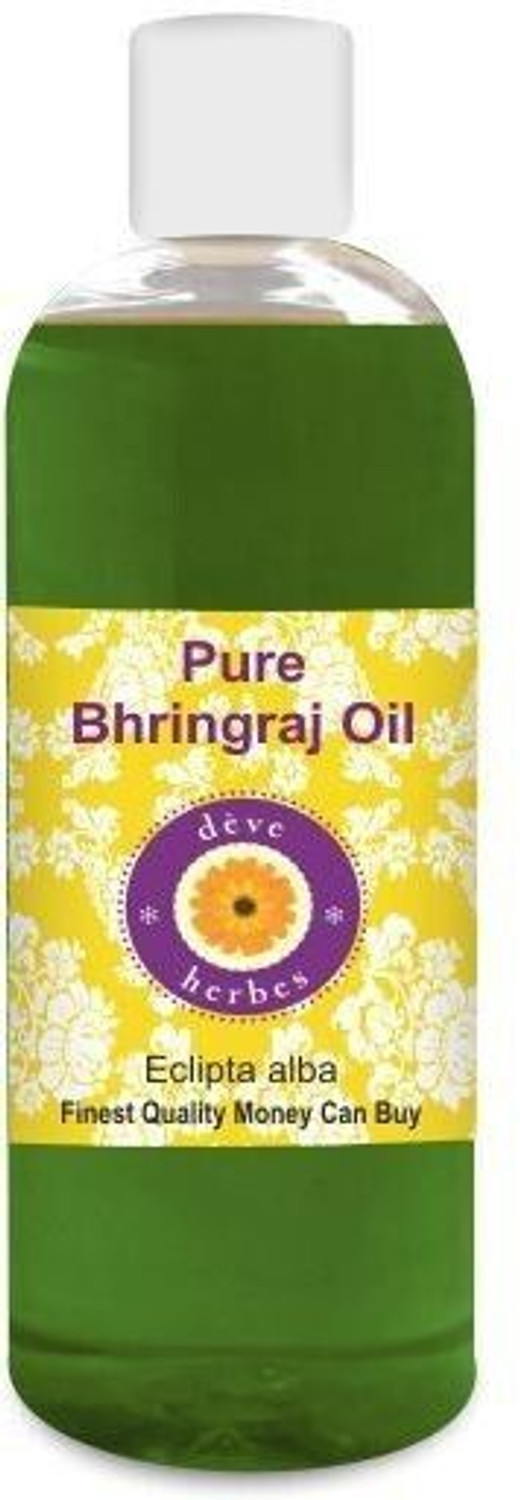 Image of deve herbes Pure Bhringraj Oil (Eclipta alba) 100% Natural Therapeutic Grade