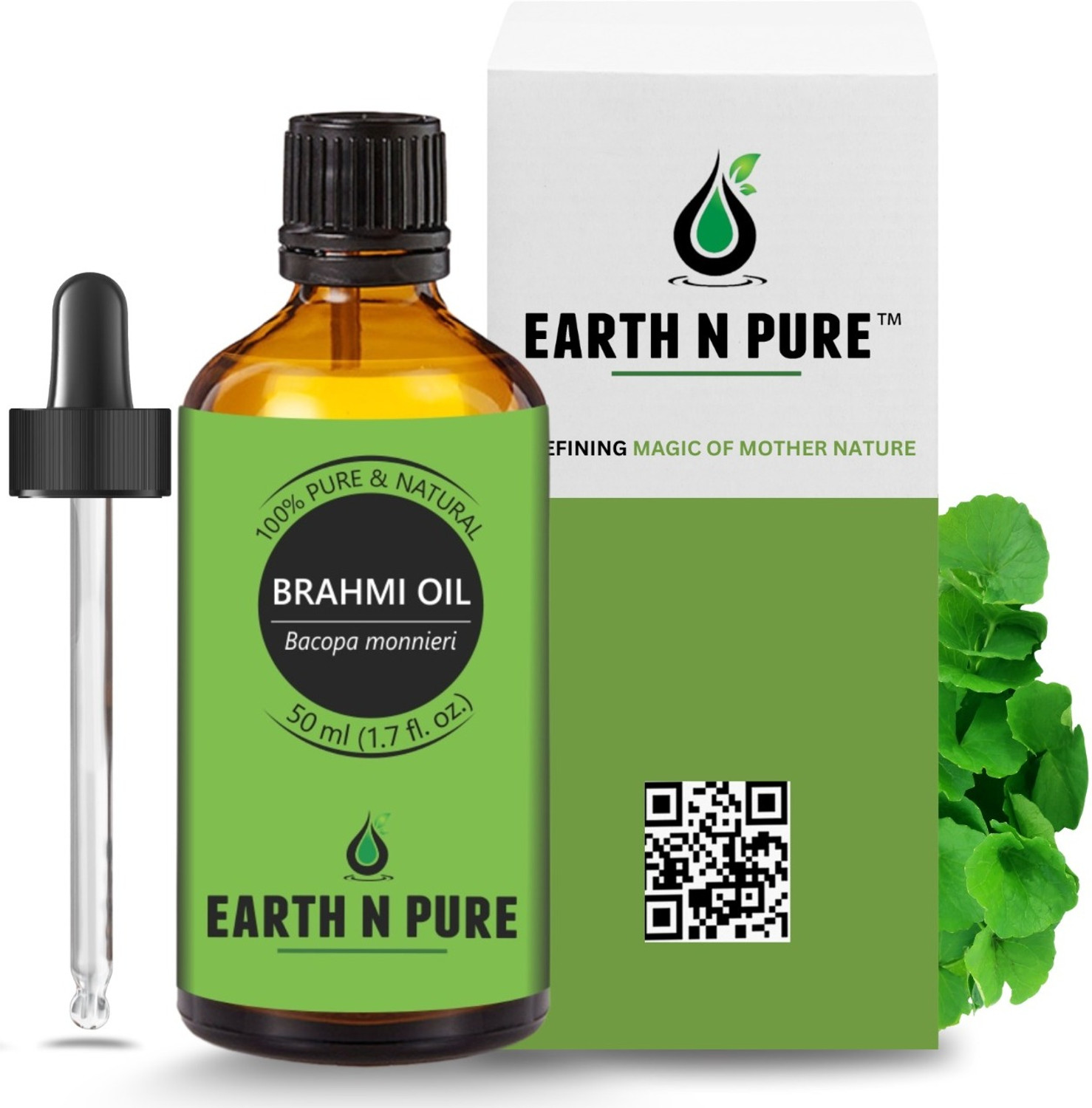 Image of Earth N Pure Brahmi Oil 100% Natural, Pure And Therapeutic Grade