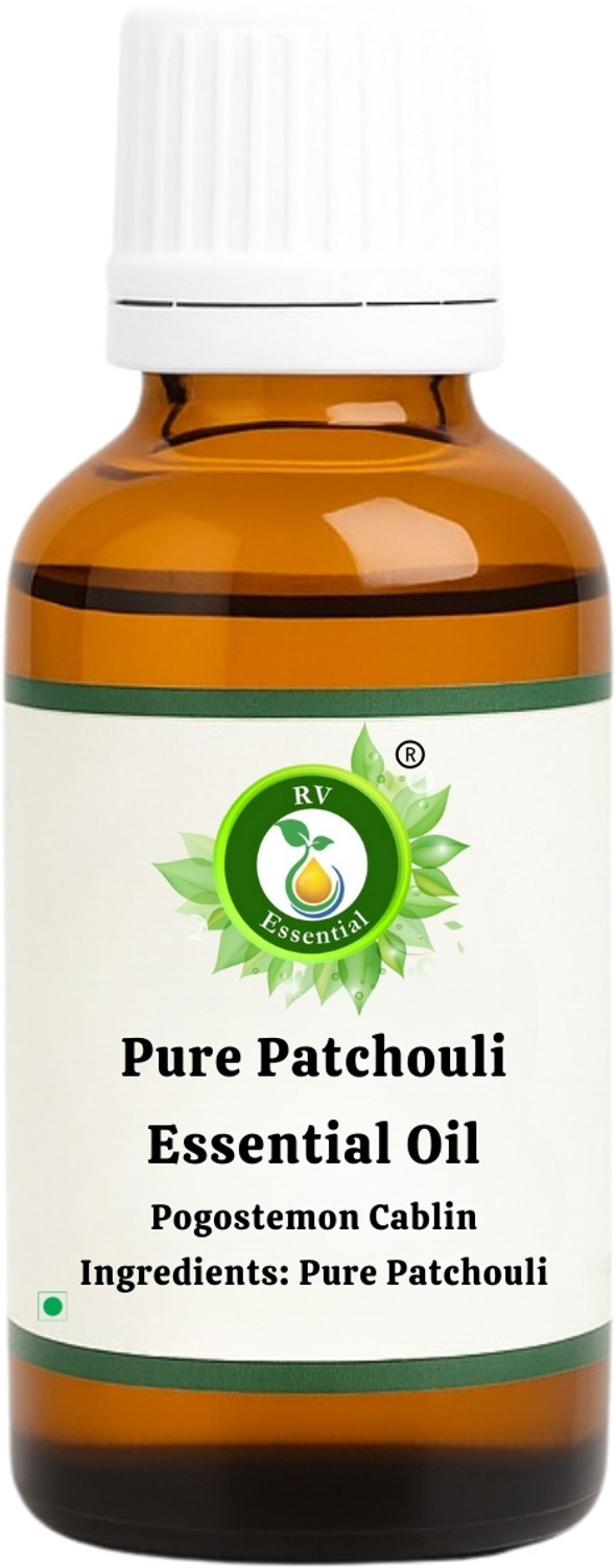 Image of R V Essential Pure Patchouli Essential Oil 50ml- Pogostemon Cablin (100% Pure and Natural Therapeutic Grade)