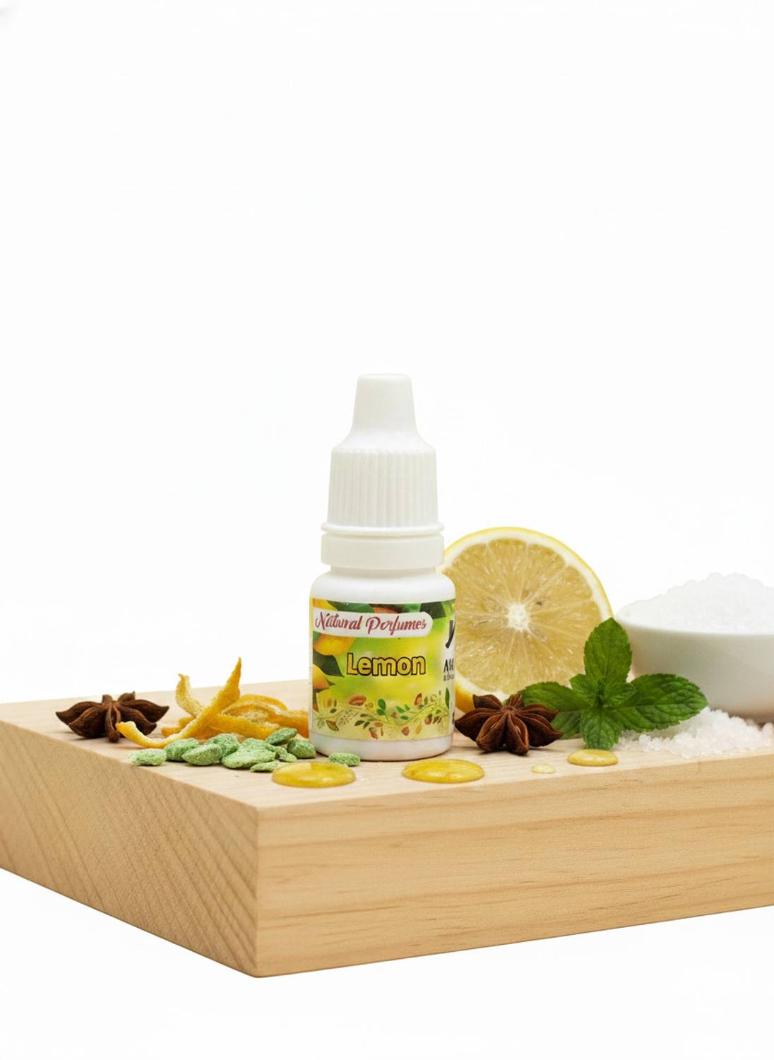 anyways Natural Lemon Fragrance Oil 10ml – Premium Long Lasting Scent for Soap