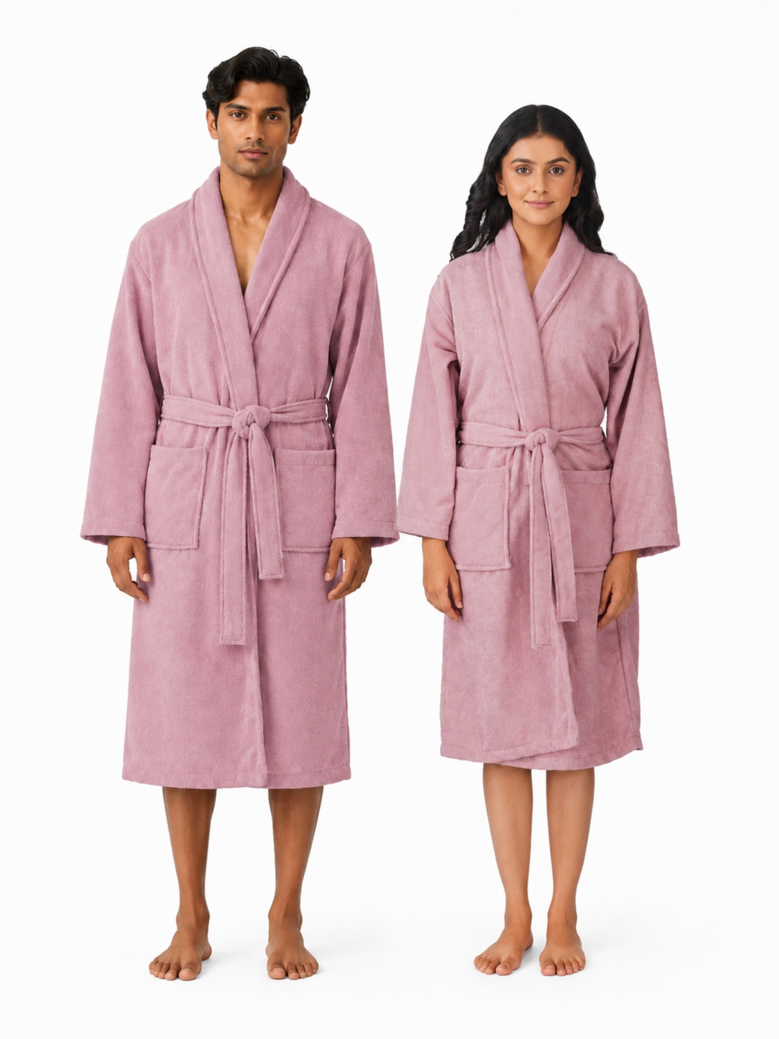 Image of RANGOLI Purple Medium Bath Robe