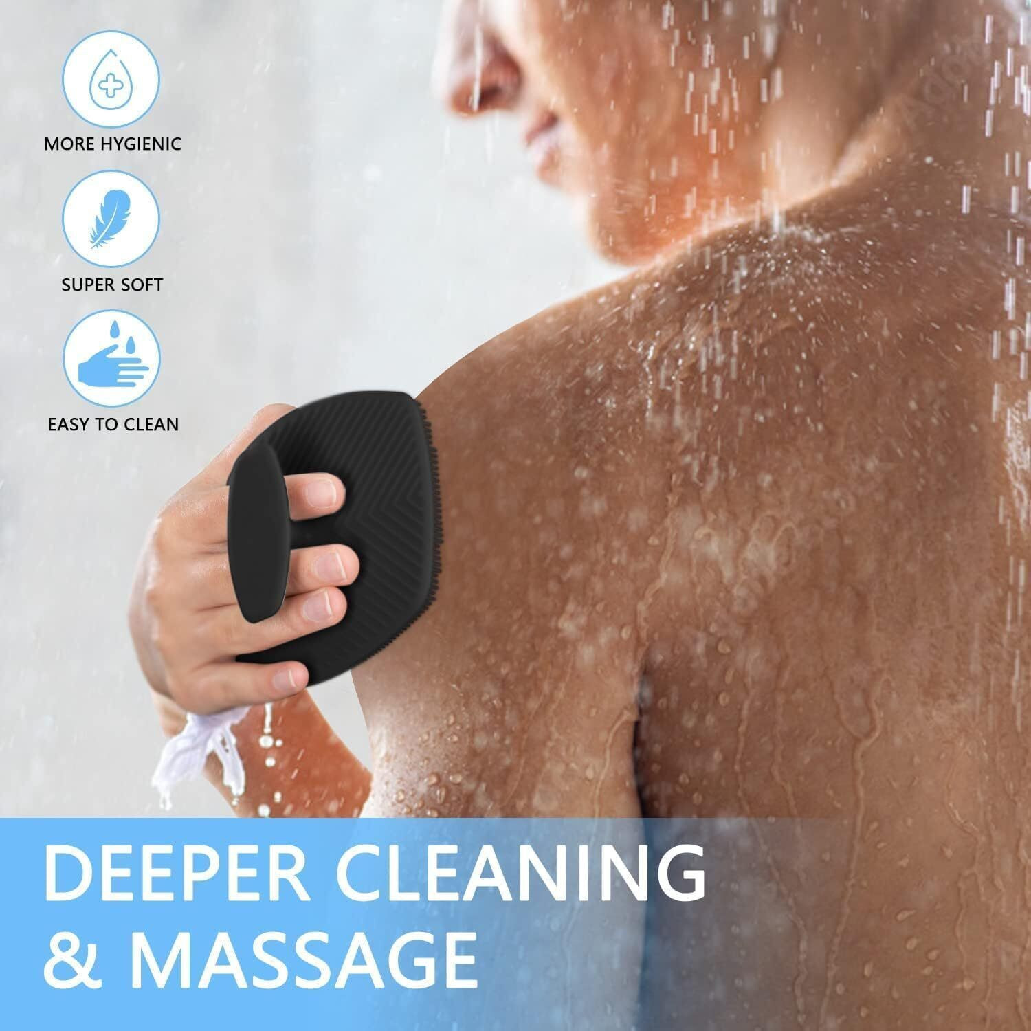 Image of StreeYug Body Scrubber for Bathing - Dead Skin Remover,Reusable Body Cleansing Brush